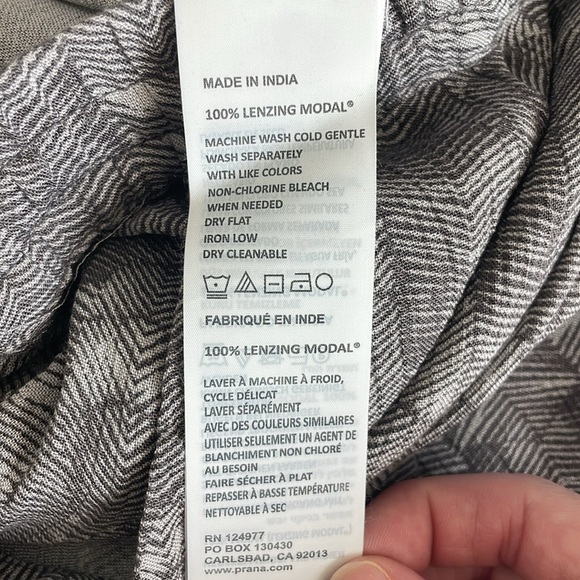 NWT PrAna Women’s Hele Mai Pant Silver Akoa Casual Pants - Size Medium - Picture 9 of 10